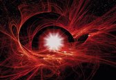 Fotobehang - Vlies Behang - Cosmos - Universum - Ruimte - Sterren - Heelal - Space - 208 x 146 cm