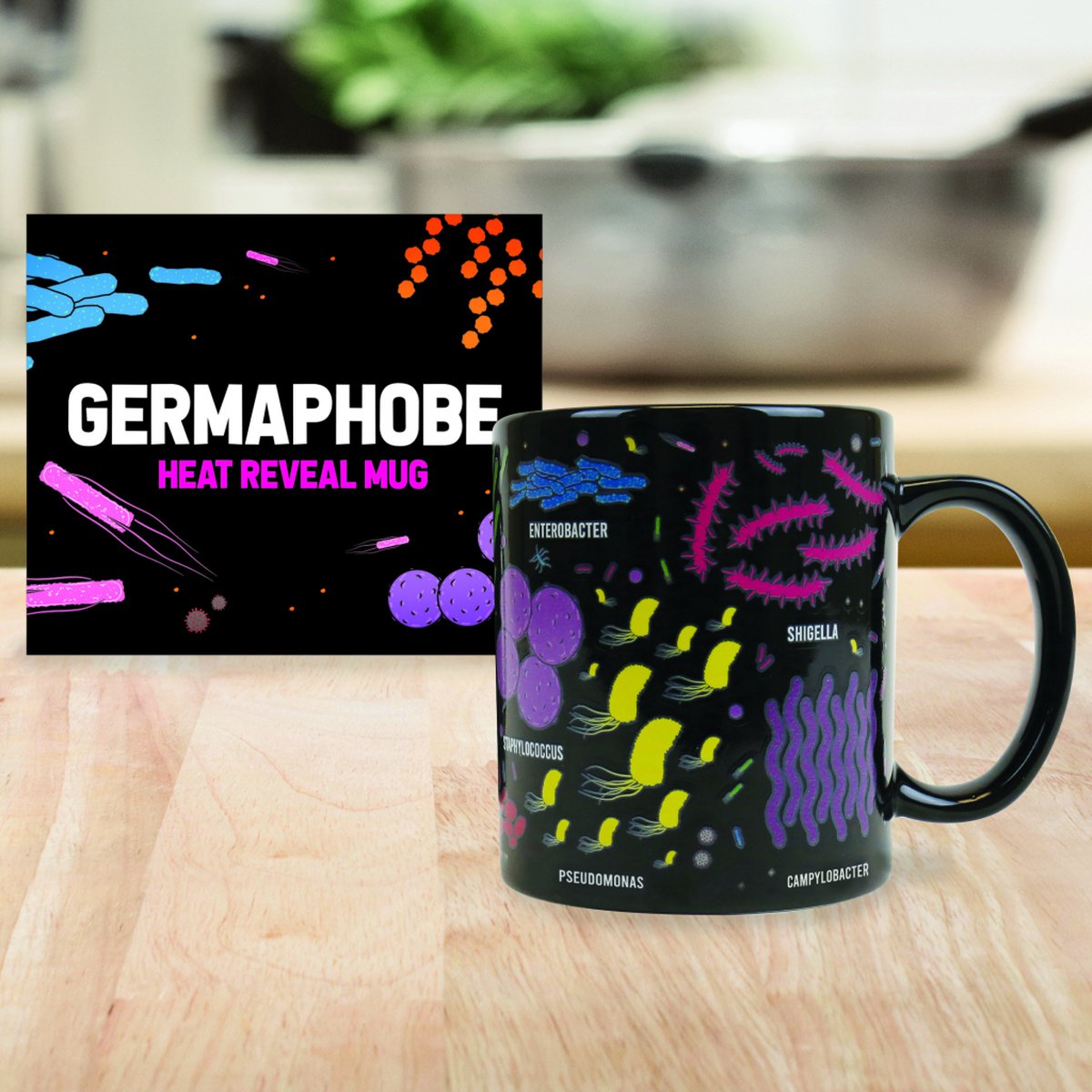 Gift Republic Germaphobe Heat Reveal Mug