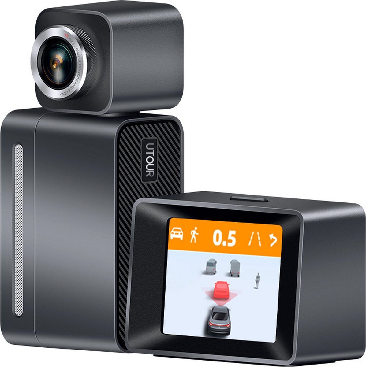 UTOUR C2M 4K Wifi GPS safety dashcam voor auto