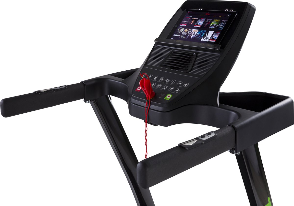 Afbeelding 3 van Tunturi Competence T10 Loopband Opklapbaar - Hardloopband met 40 programma's - LCD Monitor - 0.8 - 16 km/u