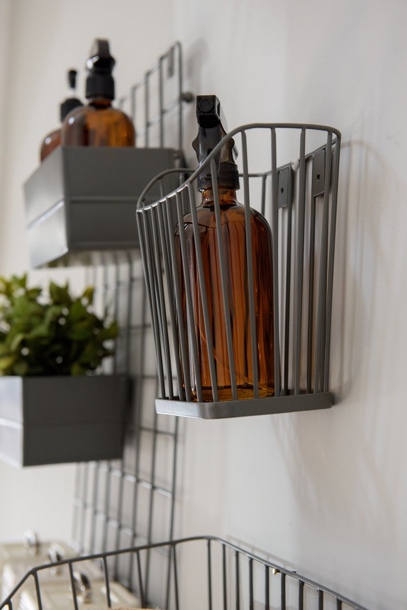 KitchenCraft Living Nostalgia Large Wire Basket for Kitchen, Bathroom