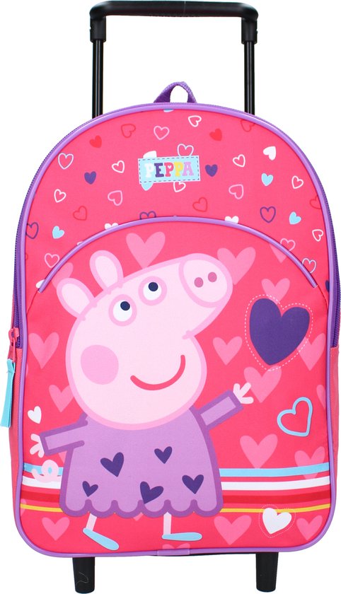 Trolley backpack Peppa Share Kindness - Pink,fuchsia One