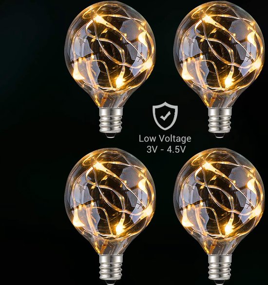 Ampoule led Filament E27 Spécial Lanterne Solaire - 3V - 2700K