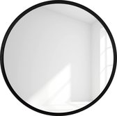 Spiegel Otis | Zwarte stalen ronde spiegel