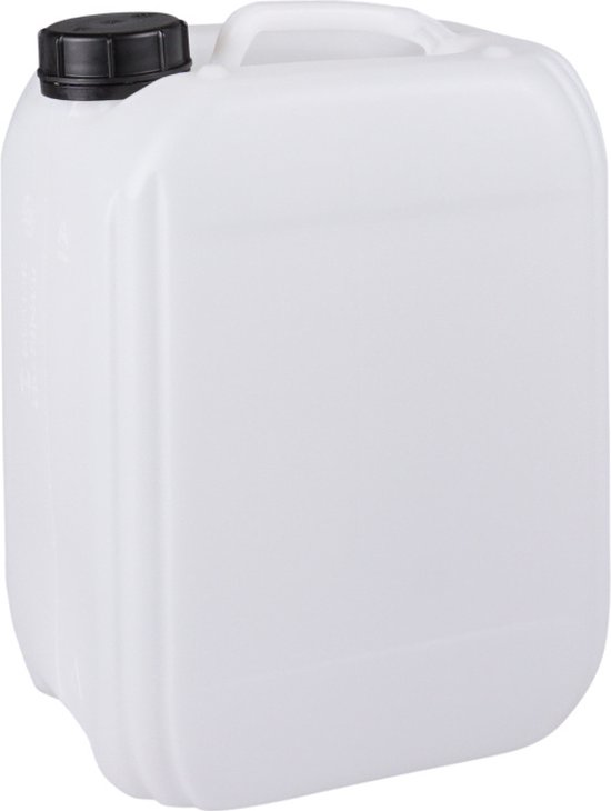 10 liter jerrycan - voor water en gevaarlijke vloeistoffen - naturel | bol