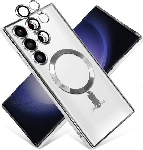 Coque magnétique DMP pour Samsung Galaxy S23 Ultra - Convient pour MagSafe  - TPU 