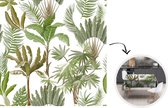 Tafelkleed - Tafellaken - 150x150 cm - Jungle - Palmboom - Bananenplant - Kinderen - Natuur - Planten - Binnen en Buiten