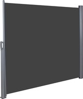 Luxe Zichtnet Reşide - Uitschuifbaar - Zichtdoek - Privacydoek - Windbreekgaas - Netomheining - Grijs - 160 x 300 cm