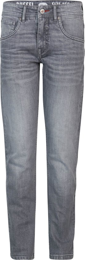 Petrol Industries - Jongens Russel Regular Tapered Fit Jeans Blackfoot - Grijs - Maat 152