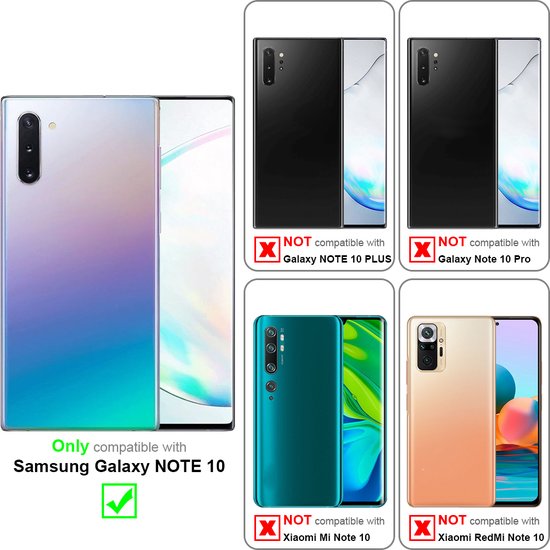 Coque Cadorabo pour Samsung Galaxy NOTE 10 en VIOLET FONCÉ FLORAL - Coque de protection à motif floral avec fermeture magnétique, fonction support et fentes pour cartes