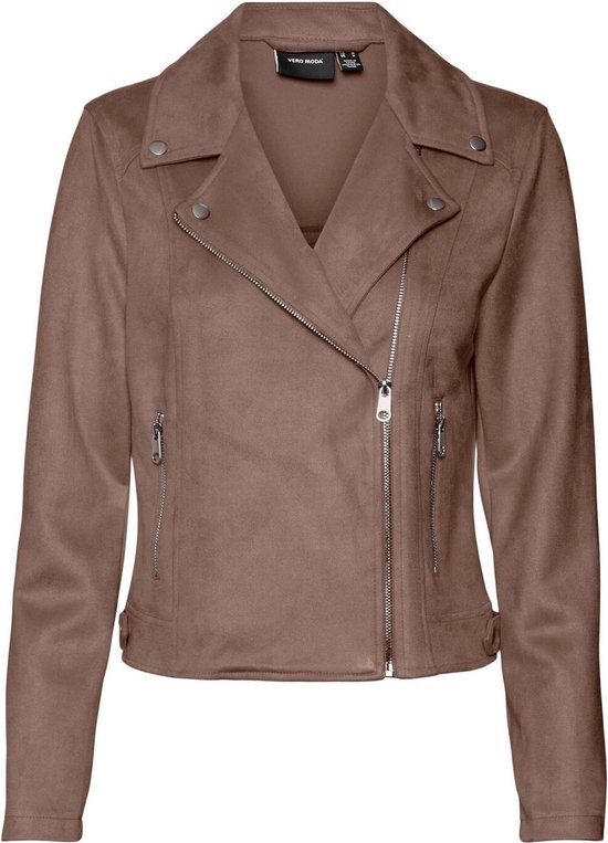 VERO MODA VMJOSE AW23 VESTE COURTE EN FAUX DAIM NOOS Femme Biker Taille S bol