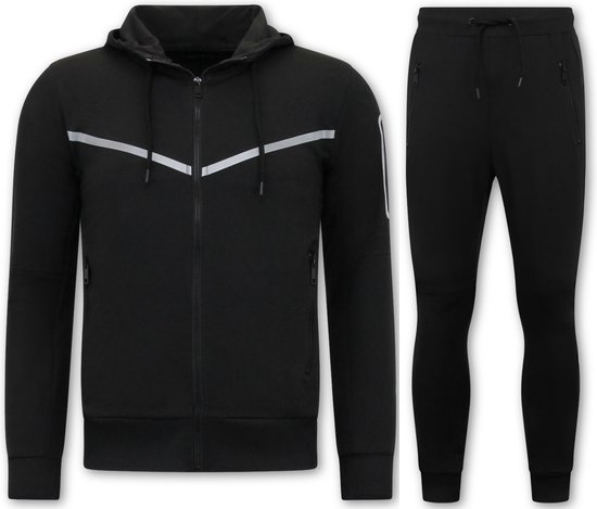 Tracksuit Trainingspak Heren Joggingpak 2172 Zwart 