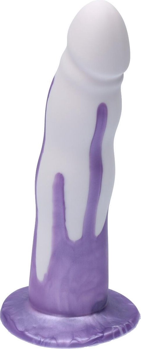 Goedkoopste Ylva & Dite - Anteros - Realistische Siliconen dildo met zuignap - Voor mannen, vrouwen of samen - Handgemaakt in Holland - Vanity Pink / Luster Violet