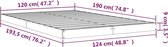 vidaXL-Bedframe-massief-grenenhout-wit-120x190-cm