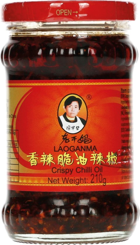 Lao Gan Ma Crispy chili in Olie 210 g