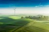 Fotobehang Luchtfoto Van Een Groene Weide 3D - Vliesbehang - 416 x 254 cm