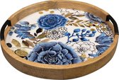 TS Collection - Plateau bleu hollandais D35x35 H4 - Design Lammie
