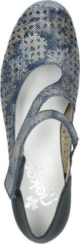 Rieker 41756 damespumps, zwart, 36 EU