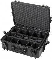 Gaffergear camera koffer 050 zwart   - Met klittenband vakverdeling    -  42,800000  x 21,100000 x 21,100000 cm (BxDxH)