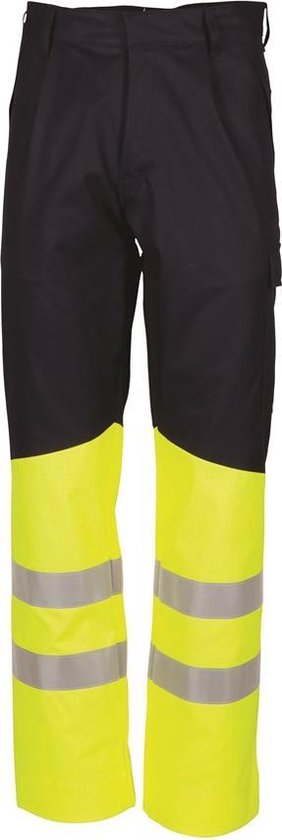 Foto: Havep werkbroek multi protector zm 80008 dark navy fluo geel 64