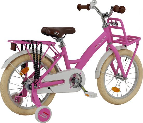 Sajan - Mat-Roze - Meisjesfiets 4 tot 6 jaar van Sajan — afbeelding 5