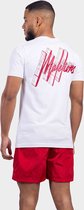 Malelions 3D Graphic T-Shirt Homme Wit - Taille : 4XL