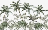 Fotobehang Palmbomen En Tropische Planten - Vliesbehang - 254 x 184 cm