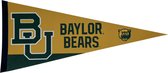 Baylor University - University of Baylor - Baylor Uni - NCAA - Vaantje - American Football - Sportvaantje - Wimpel - Vlag - Pennant - Ivy League amerika - 31 x 72 cm - Cadeau sport - Cadeau uni - Baylor bears logo - Baylor bears - Bears football geel