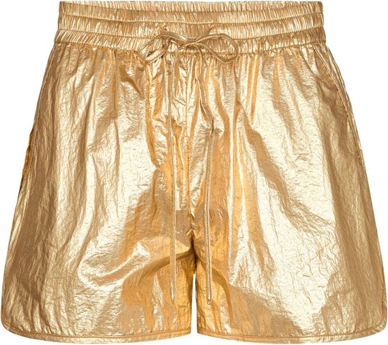Co'couture - Broek Goud Metal shorts goud