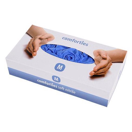redden sigaar Me Comforties soft nitril handschoenen Violet /Blauw (premium) 100 stuks L |  bol.com