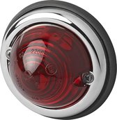 Pro Plus Markeringslamp - Zijlamp - Contourverlichting - Rood - Ø 70 mm