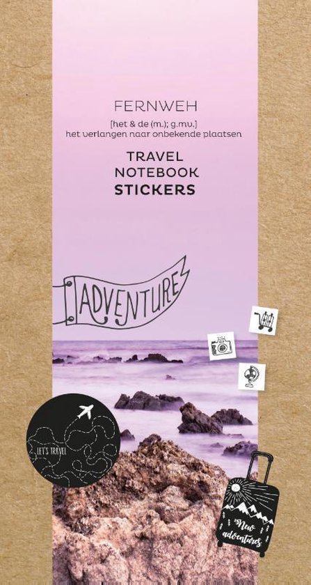 Boek: Fernweh Travel Notebook Stickers, geschreven door Diverse auteurs