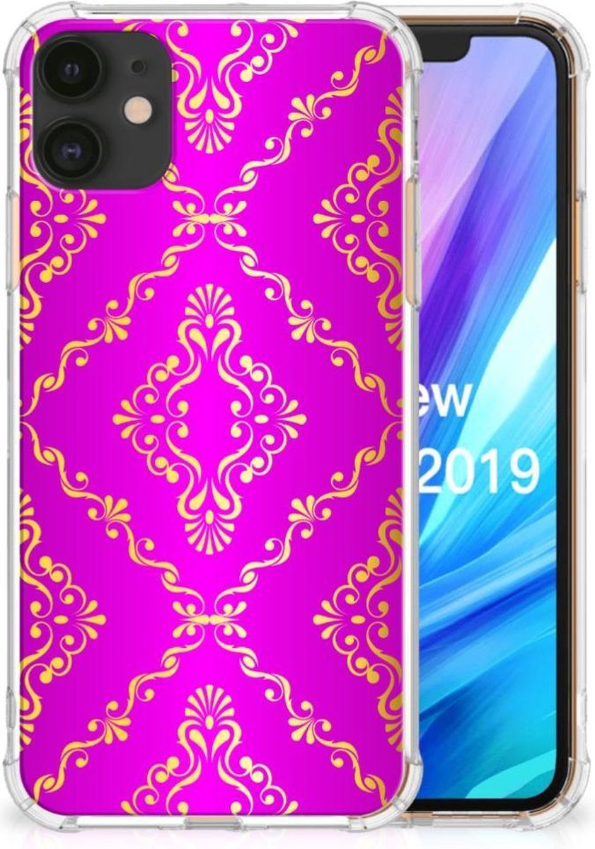 Anti Shock Case Apple iPhone 11 Barok Roze