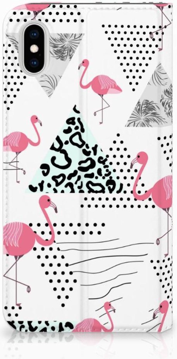 Apple iPhone Xs Max Hoesje maken Flamingo Triangle