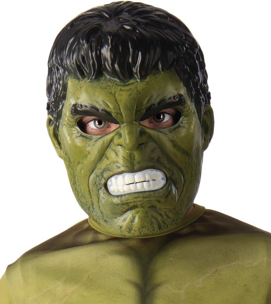Hulk™ half masker voor kinderen - Verkleedmasker