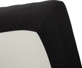 Uitstekende Jersey Hoeslaken Zwart | 140x220 | Heerlijk Zacht En Soepel | Duurzame Kwaliteit