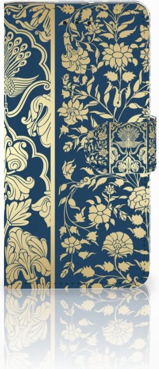 Motorola Moto G7 Play Hoesje Beige Flowers