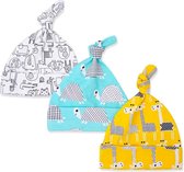 Babymuts set – giraffe | 3 stuks | Kidzstore.eu