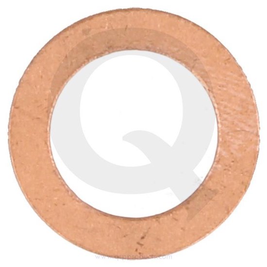 30 stuks koperen schijven 8 mm x 12 mm x 1 mm platte afdichtring