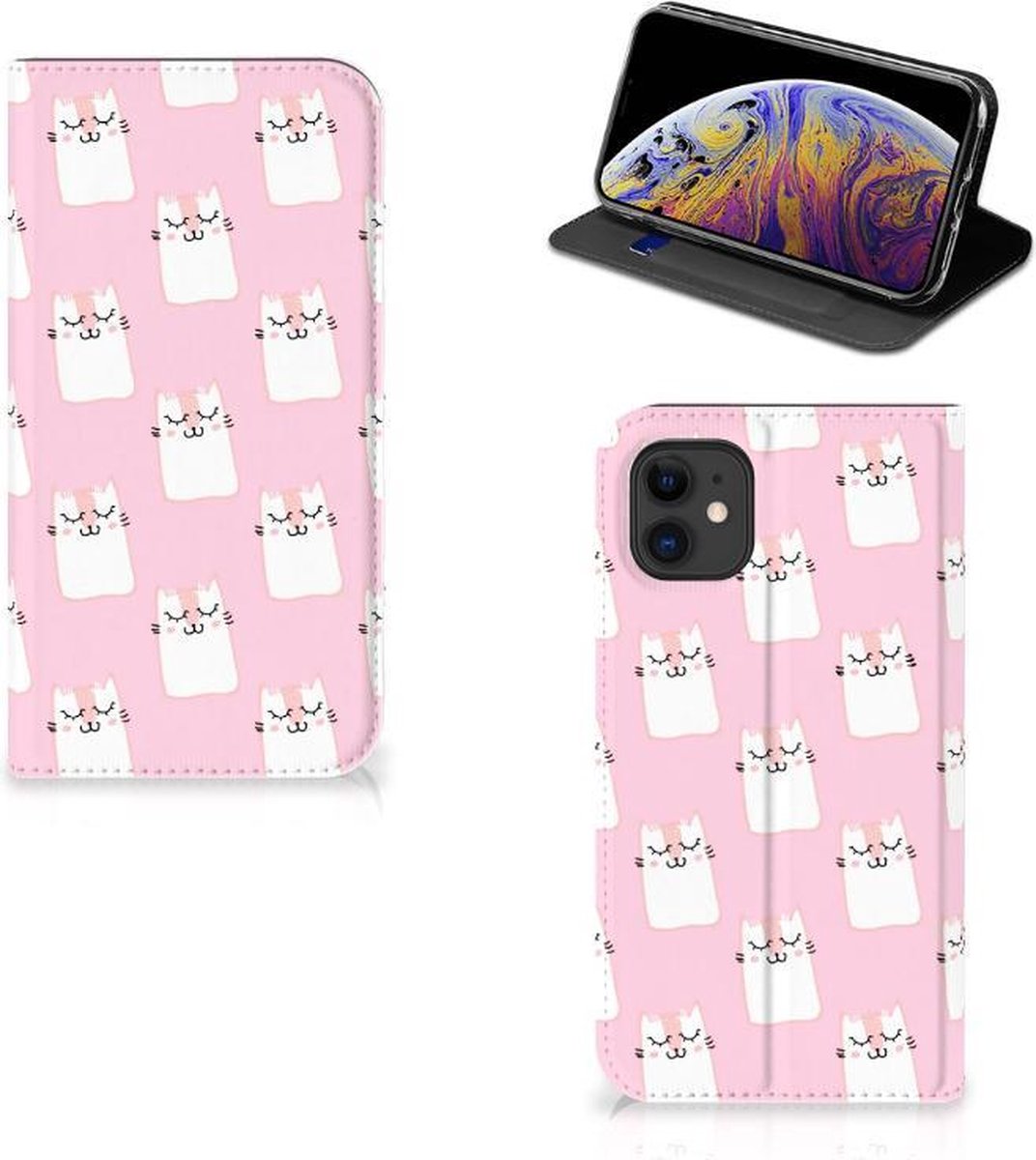 Apple iPhone 11 Hoesje maken Sleeping Cats