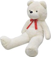Grote Knuffel Teddy beer Wit Pluche 150cm (INCL kleine beer)- Teddy bear Speelgoed - Teddybeer knuffels - Valentijn beertje