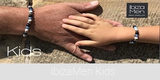IbizaMen KIDS - pyrite mat onyz 6mm - 16cm