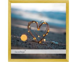 SecaDesign Luca - Fotolijst 20x20 cm fotomaat - Goud