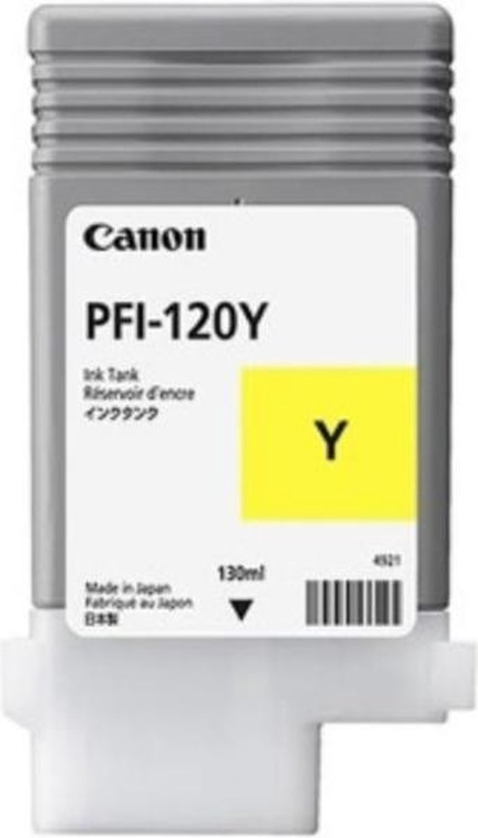 Original Ink Cartridge Canon PFI-120Y Yellow