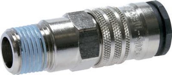 Veiligheidskoppeling met buitendraad 1/2 inch | duims