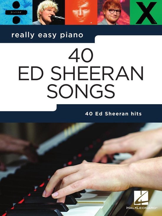 Ed Sheeran - Really Easy Piano Songbook - cover