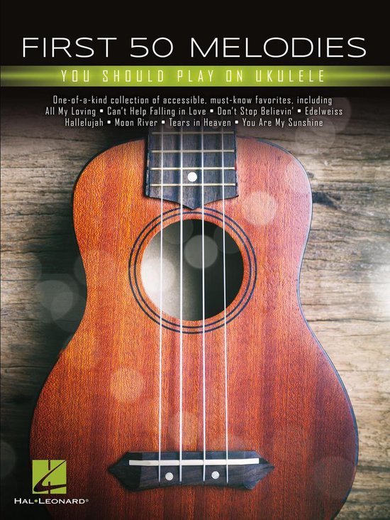 First 50 Melodies You Should Play on Ukulele Songbook - cover