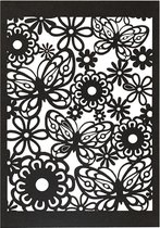 Patroonkarton, zwart, vel 10,5x15 cm,  200 gr, 10stuks