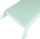 Tafelzeil Daisy Flower -  140 x 150 cm - Groen tafellaken - Tafelkleed plastic - Voor buiten en binnen - Verschillende maten - Geleverd in een koker