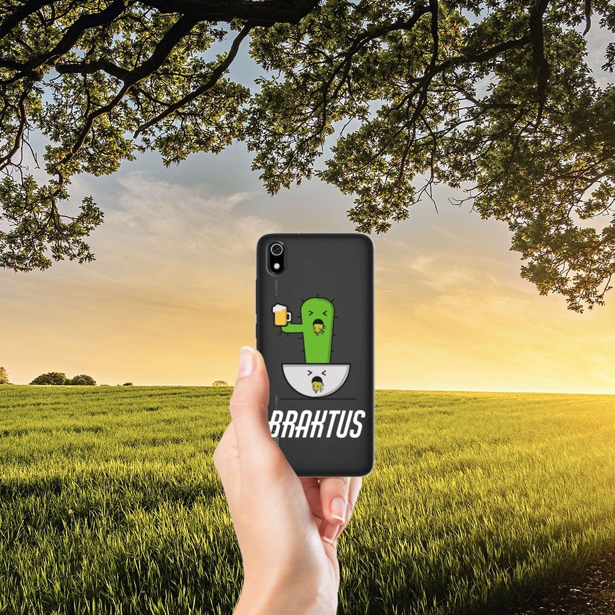 Xiaomi Redmi 7A Telefoonhoesje met Naam Braktus